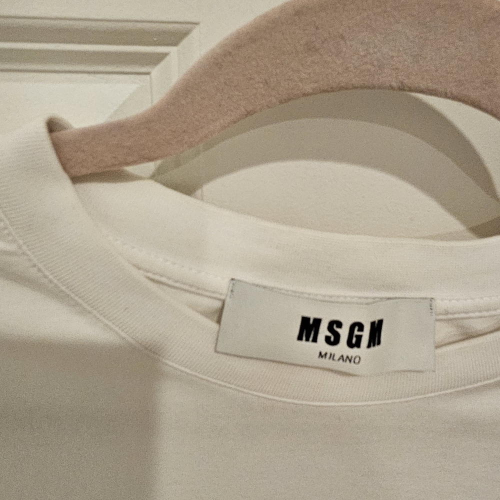 MSGM White T-Shirt